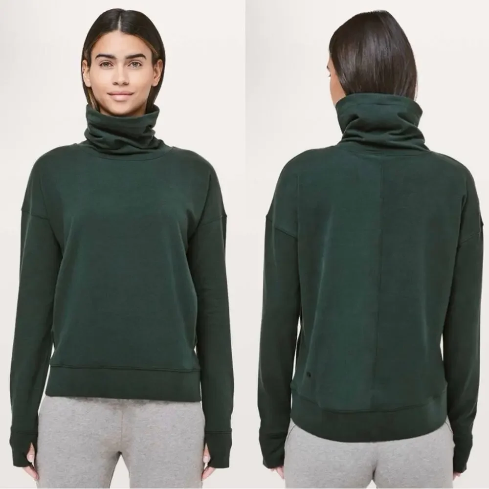 Lululemon Go Forward Pullover Dark Fuel size 6
